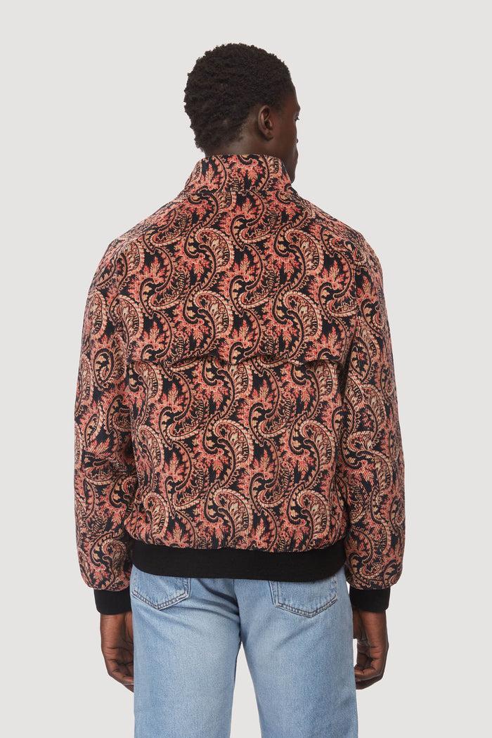 Baracuta Needles G9 Printed Corduroy Paisley Black