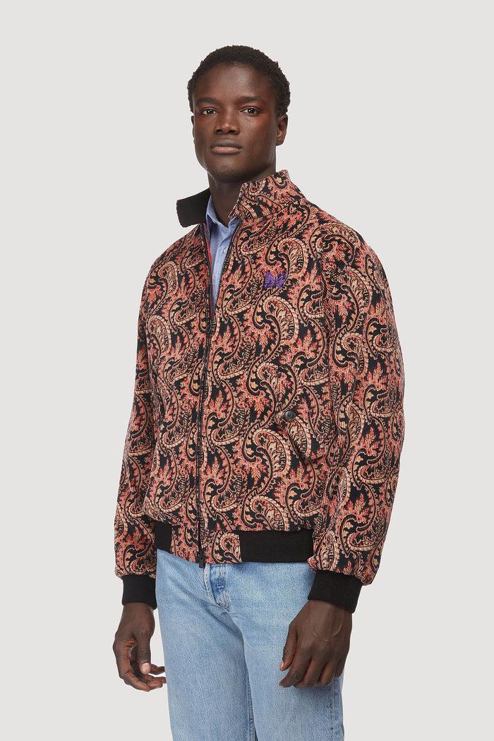 baracuta Needles G9 Printed Corduroy Paisley black