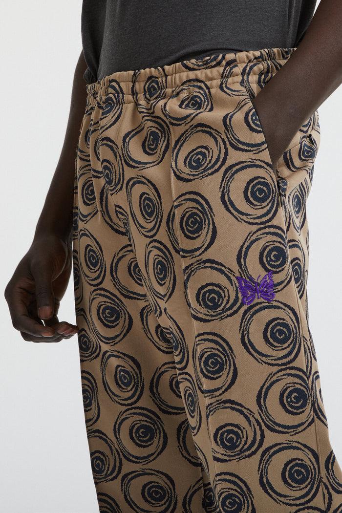 Baracuta Needles Jacquard Trousers Beige