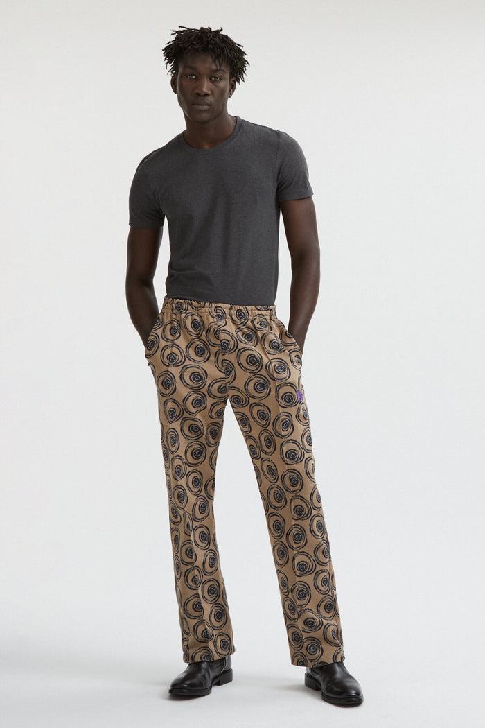 Baracuta Needles Jacquard Trousers Beige