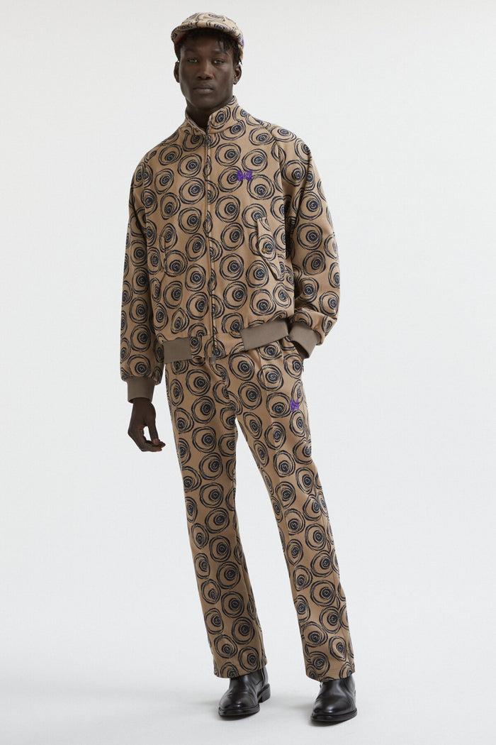 baracuta Needles Jacquard Trousers Beige