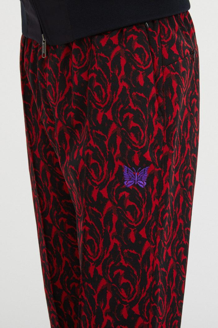 Baracuta Needles Jacquard Trousers Red