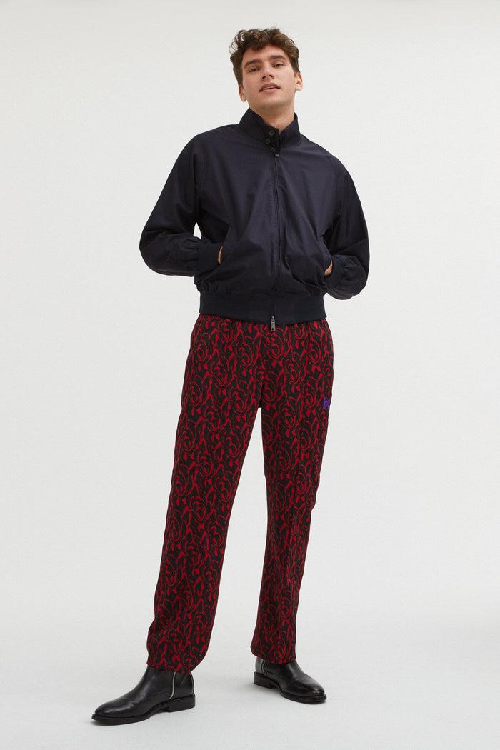 baracuta Needles Jacquard Trousers Red