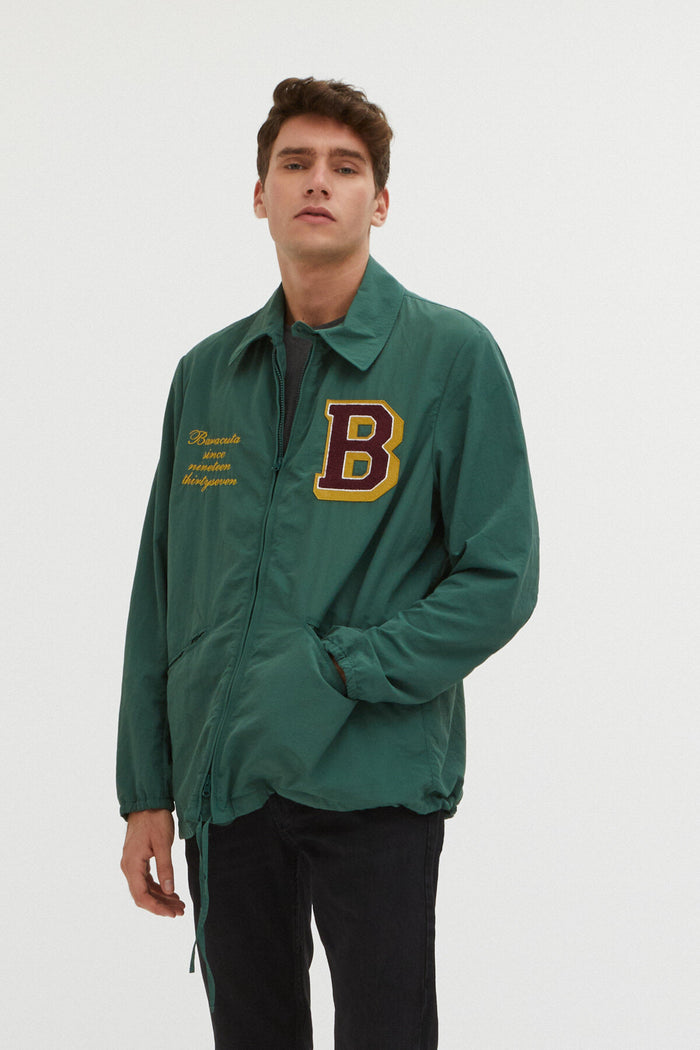 Baracuta Nylon Coach Jacket Racing Green