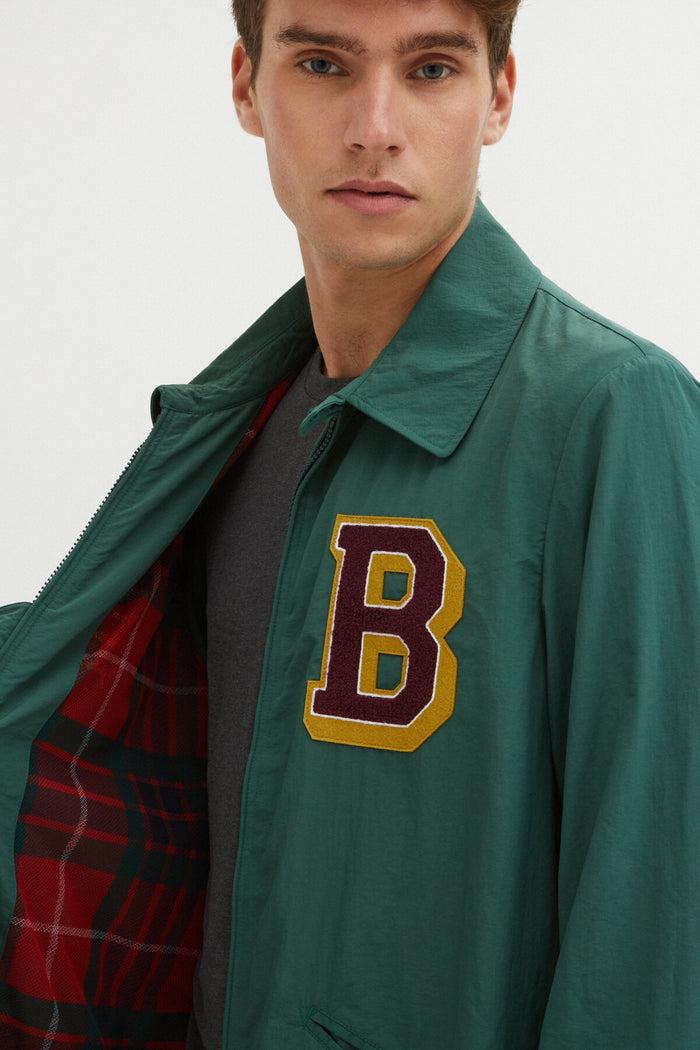baracuta Nylon Coach Jacket Racing green