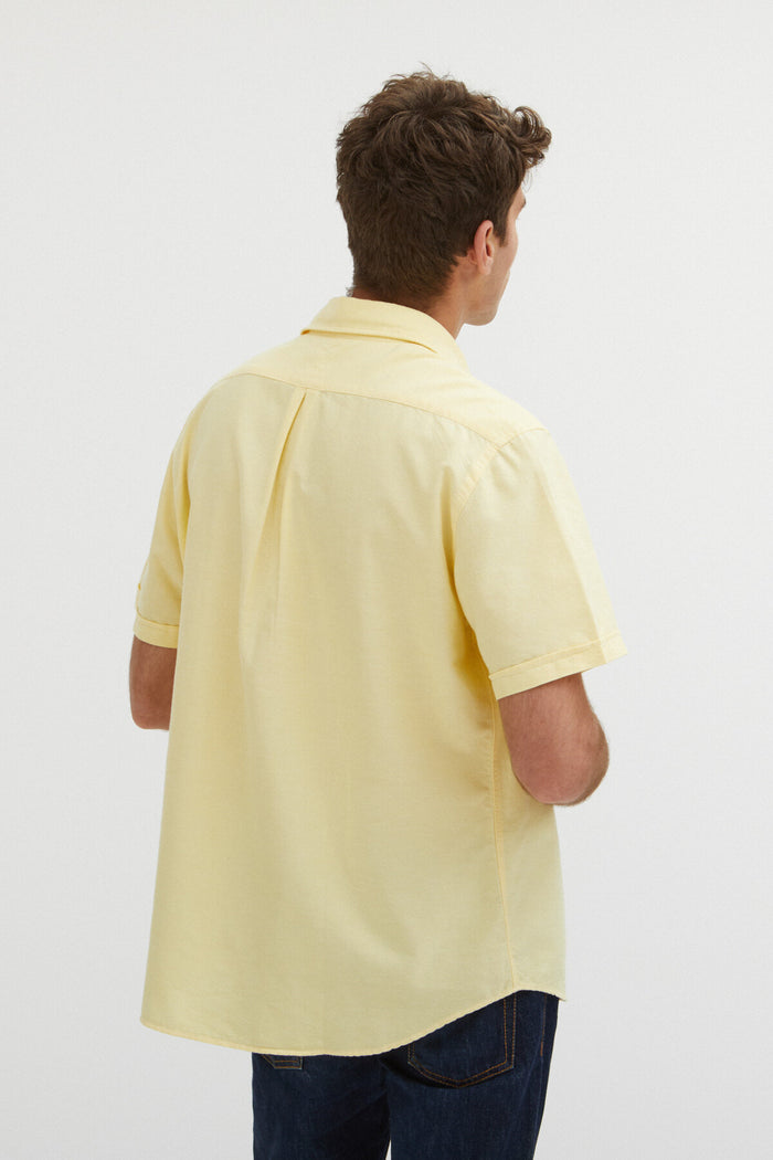 Baracuta Pop Over Shirt Pale Yellow