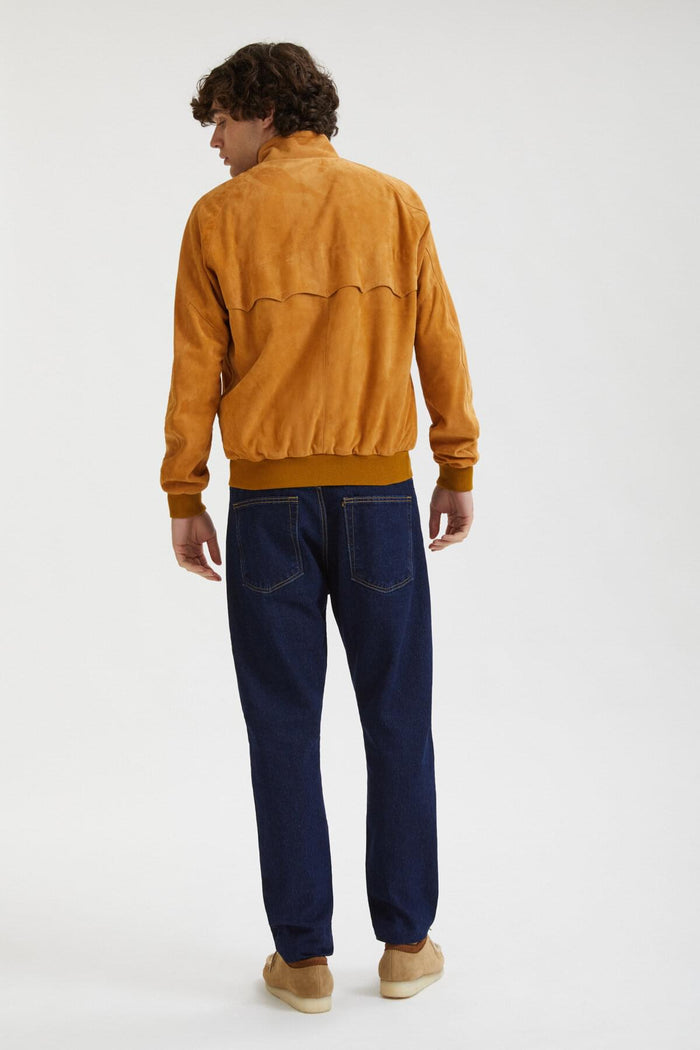 Baracuta Premium G9 Harrington Suede Rhum