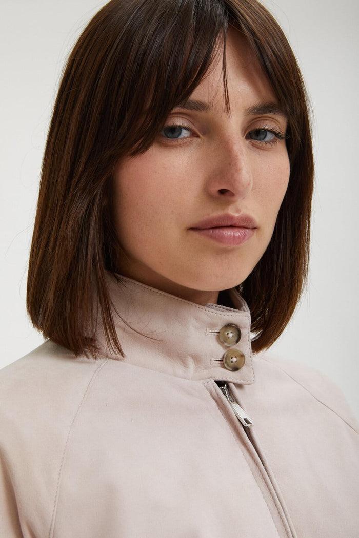 baracuta Premium G9 Suede Woman Powder rose