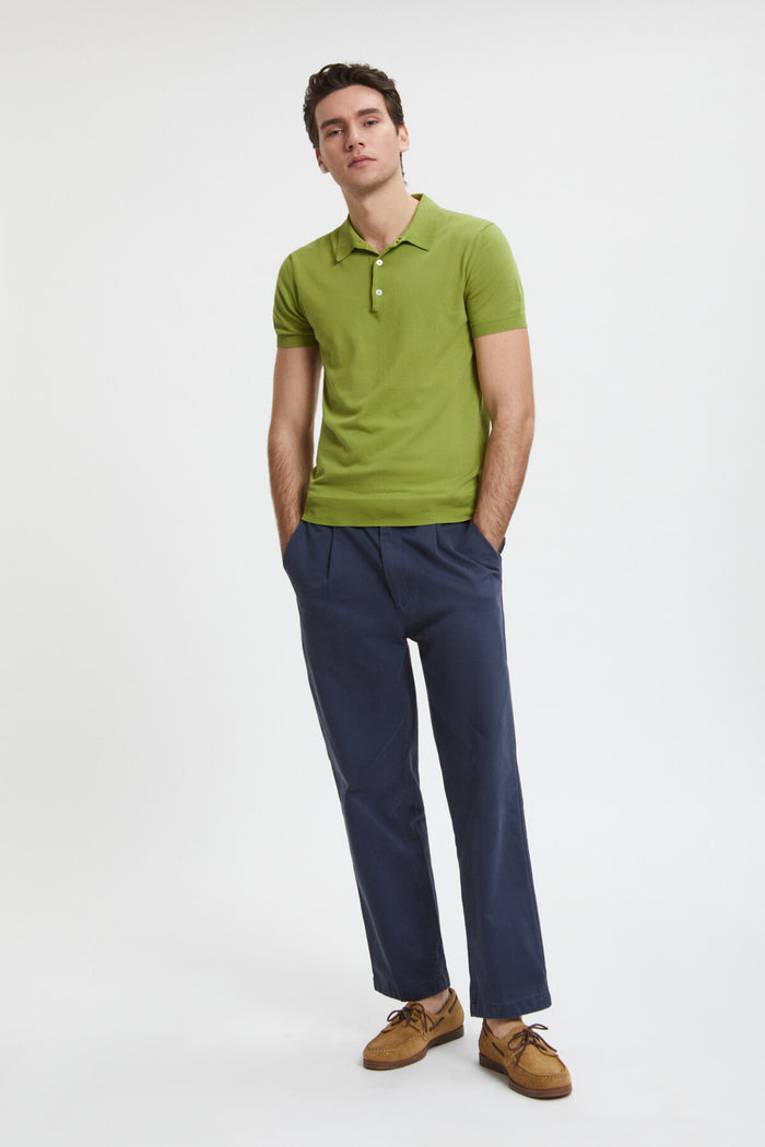 Baracuta Short Sleeved Polo Apple