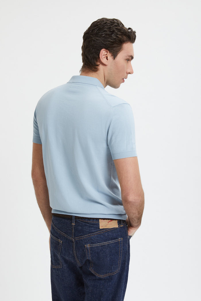 Baracuta Short Sleeved Polo Cloud