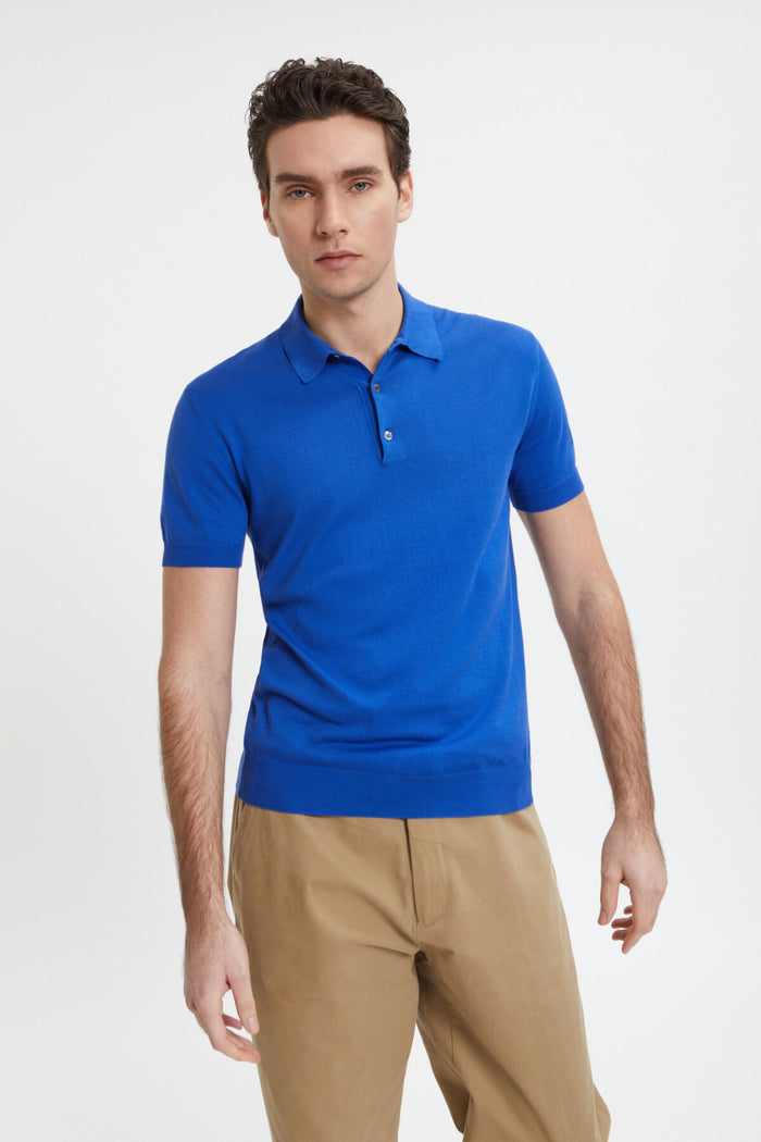 Baracuta Short Sleeved Polo Lapis