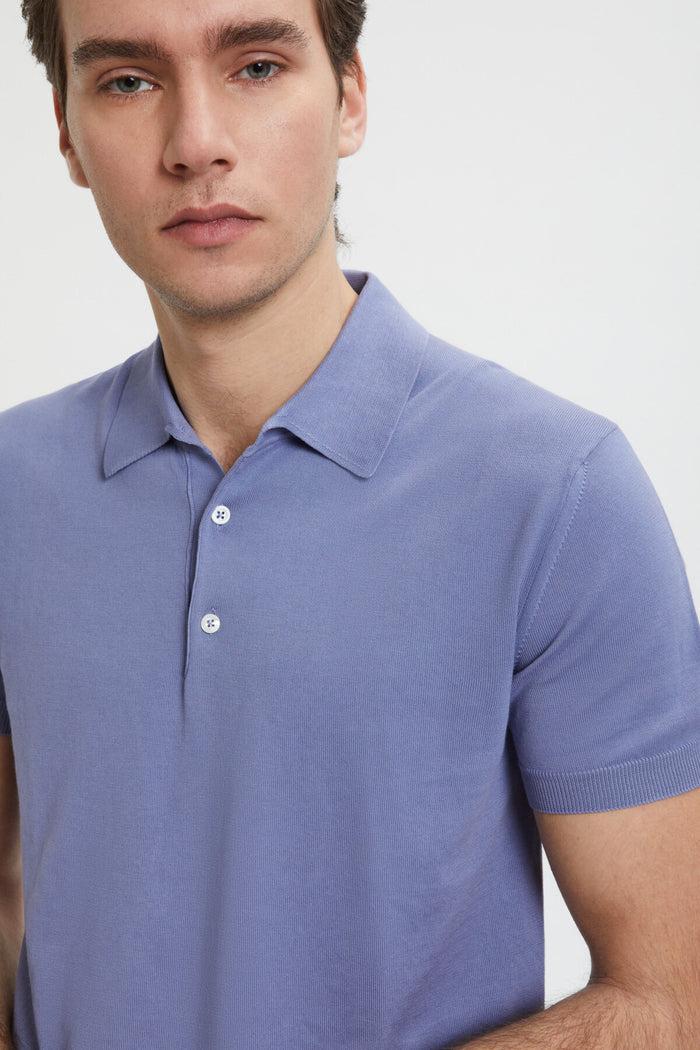 Baracuta Short Sleeved Polo Lavander