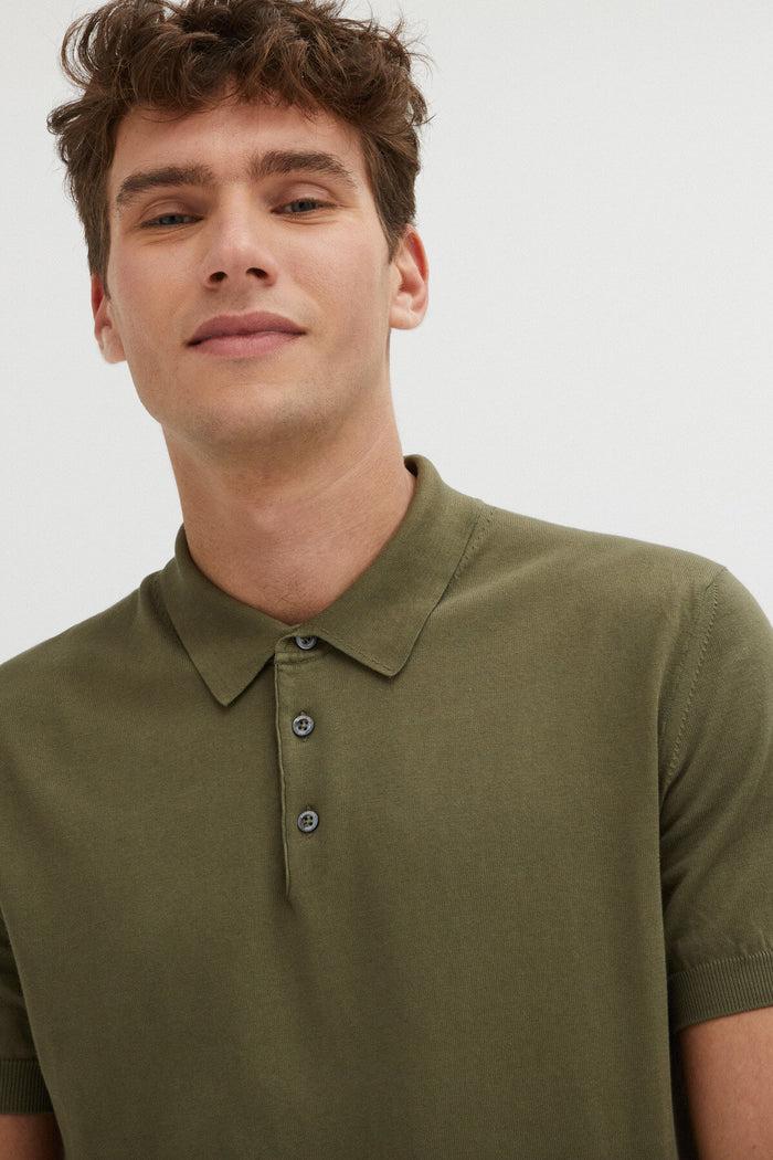 baracuta Short Sleeved Polo Military olive
