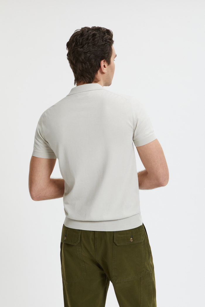 Baracuta Short Sleeved Polo Mist