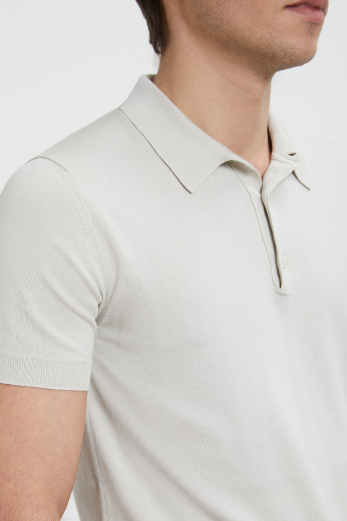Baracuta Short Sleeved Polo Mist