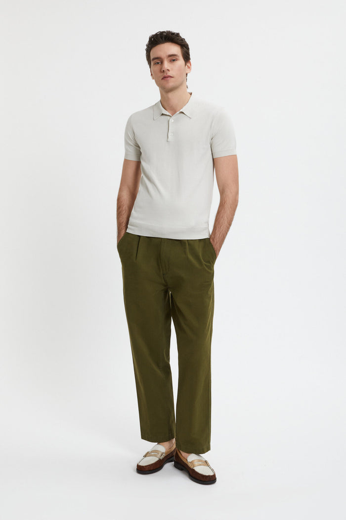 baracuta Short Sleeved Polo Mist