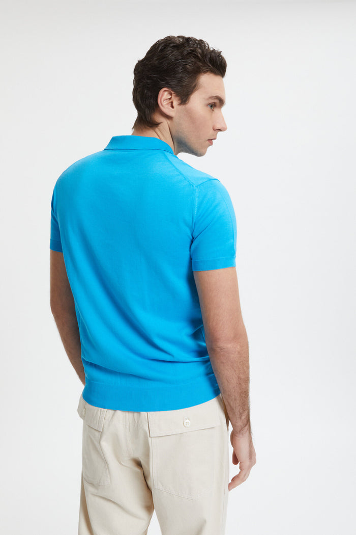 Baracuta Short Sleeved Polo Ocean