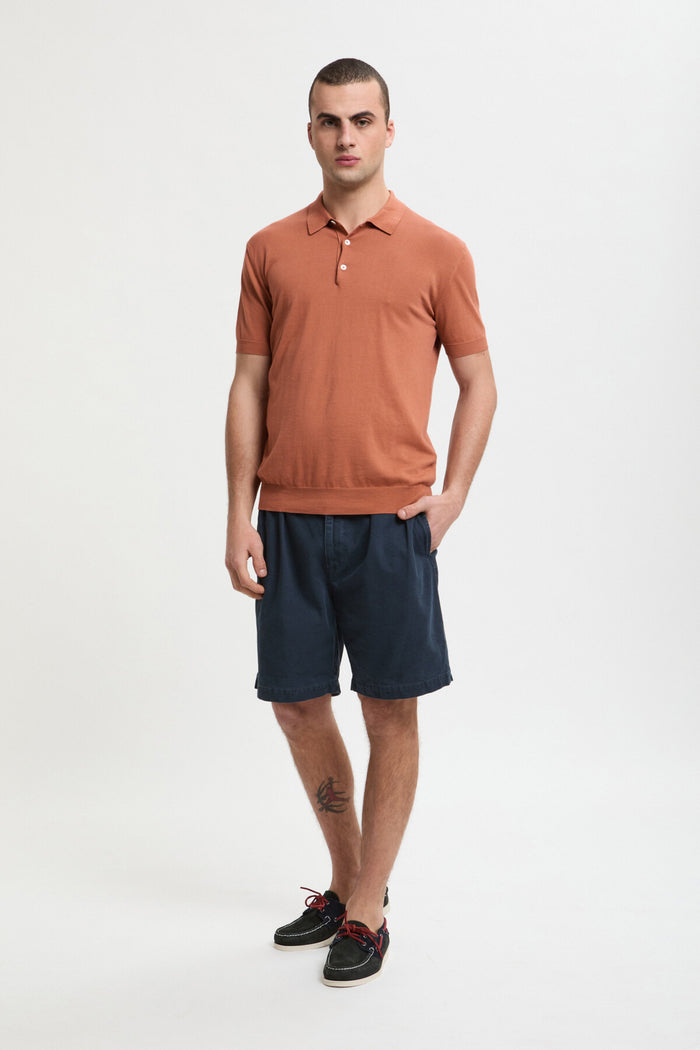 Baracuta Short Sleeved Polo Onion