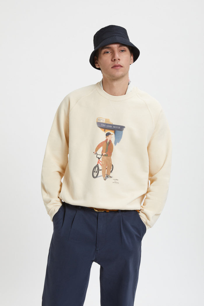 Baracuta Slowboy Arlington Crew Neck Butter