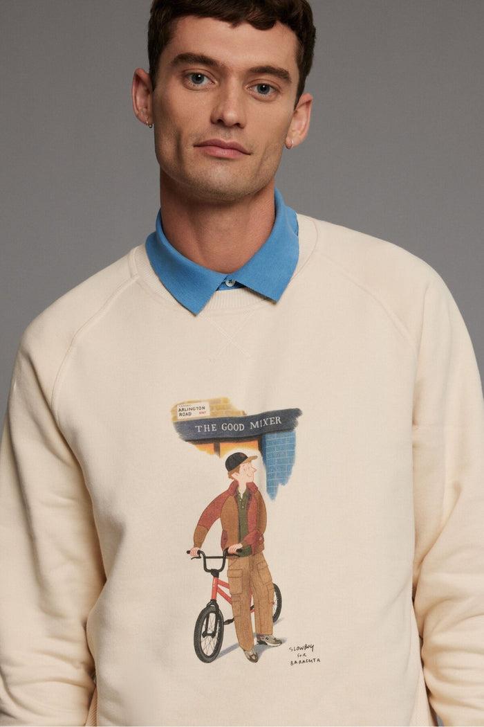 baracuta Slowboy Arlington Crew Neck Butter