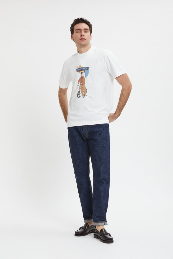 Baracuta Slowboy Arlington T-Shirt Off White