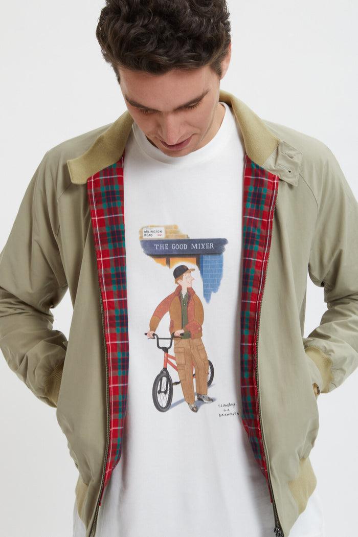 Baracuta Slowboy Arlington T-Shirt Off White