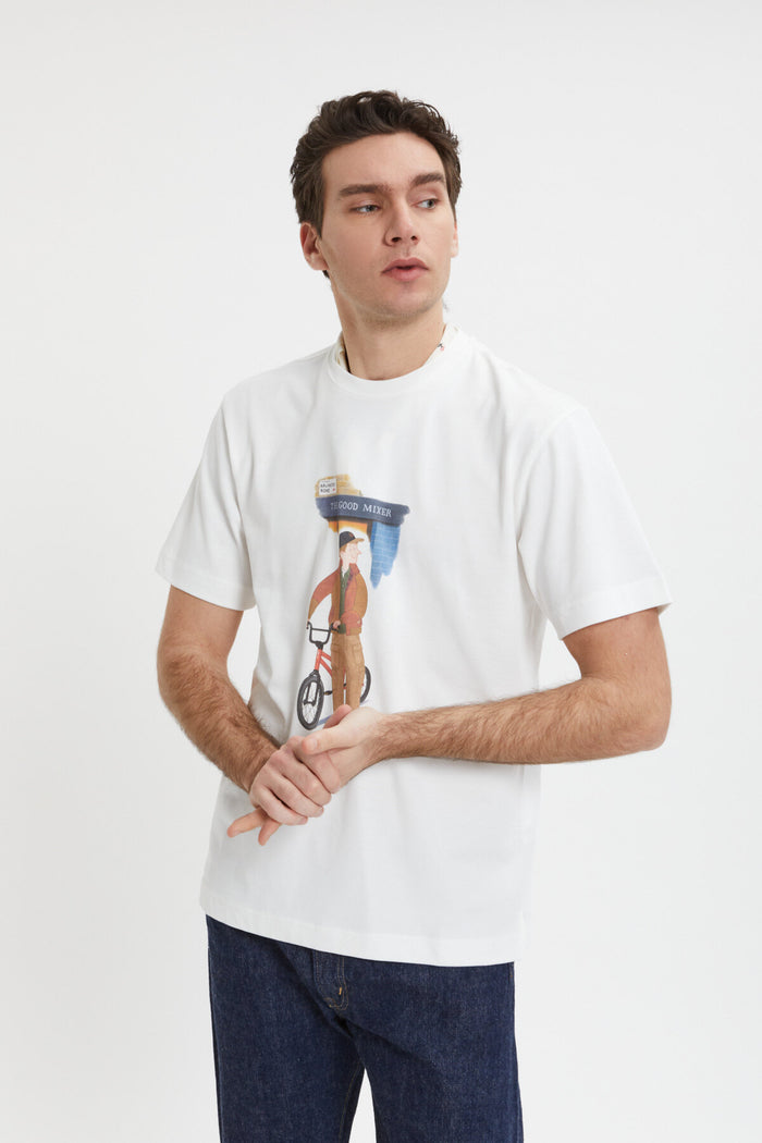 baracuta Slowboy Arlington T-Shirt Off white
