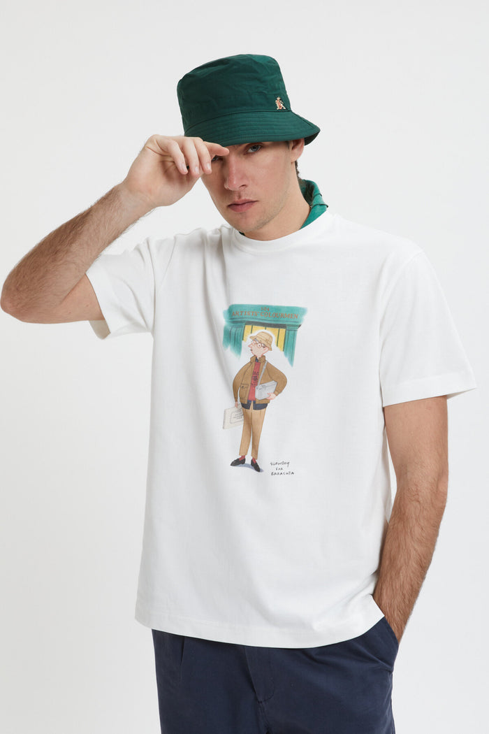 baracuta Slowboy Colourman T-Shirt Off white