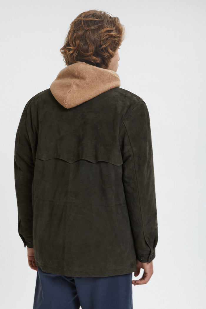 Baracuta Suede Jungle Jacket Green