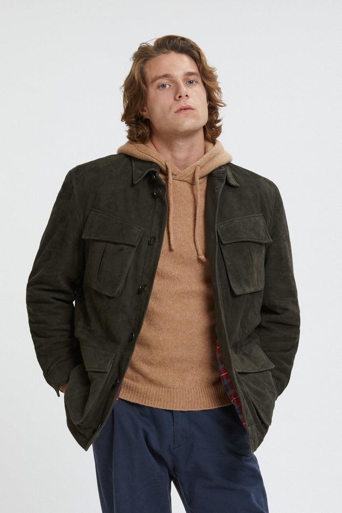 baracuta Suede Jungle Jacket Green