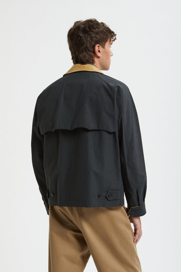 Baracuta Tent Cloth Carcoat Black