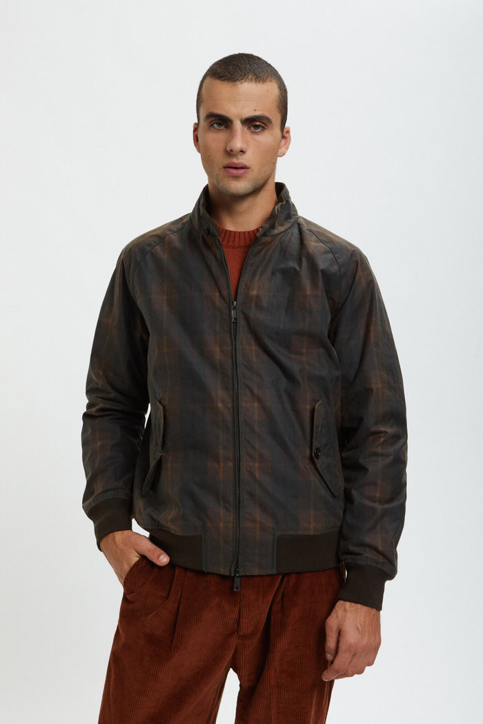 Baracuta Wax Pattern G9 Brown Check