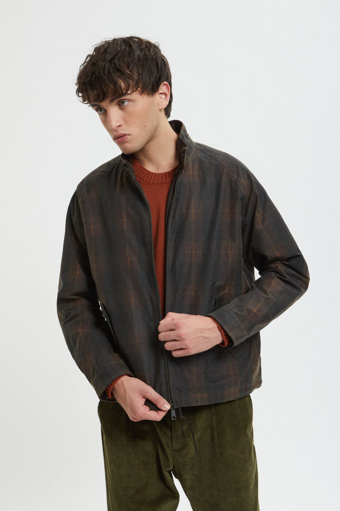Baracuta Waxed Pattern G4 Brown Check