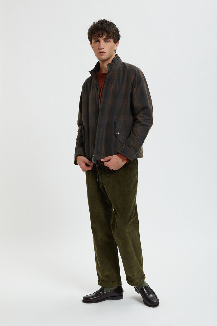 Baracuta Waxed Pattern G4 Brown Check
