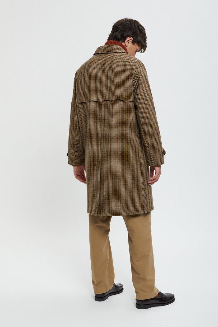 Baracuta Wool Paul Coat Dark Brown