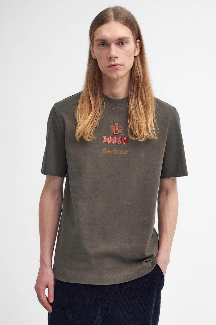 Baracuta Barbour X Baracuta Archive T-Shirt Uniform Green