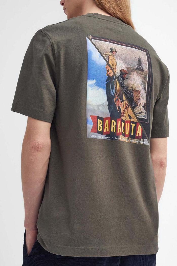 Baracuta Barbour X Baracuta Archive T-Shirt Uniform Green