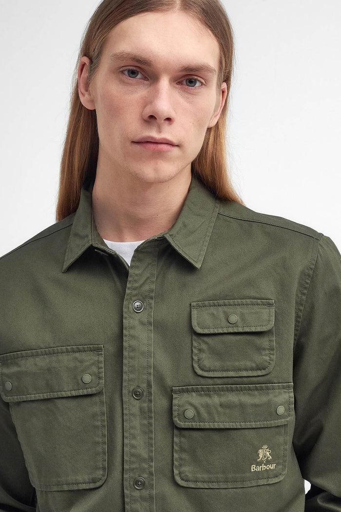 Baracuta Barbour X Baracuta Chorlton Twill Shirt Uniform Green