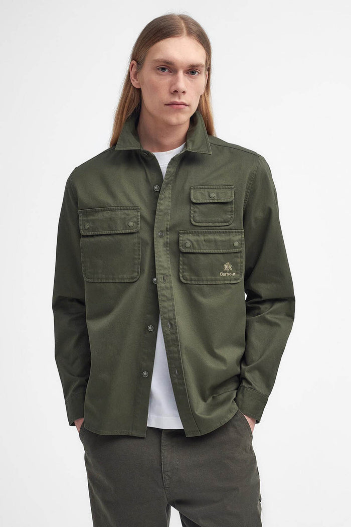 baracuta Barbour x Baracuta Chorlton Twill Shirt Uniform green