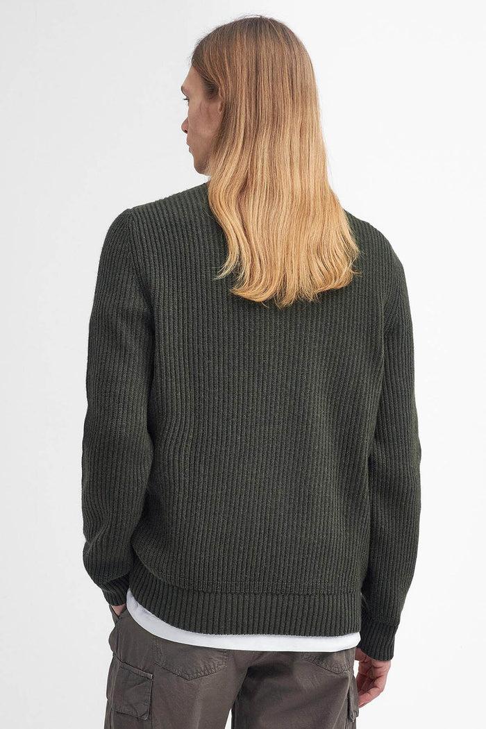Baracuta Barbour X Baracuta Miller Crew Neck Jumper Olive