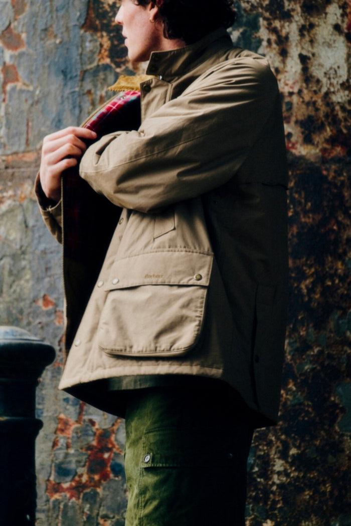 baracuta Barbour x Baracuta Oversized Casual Bedale Tan