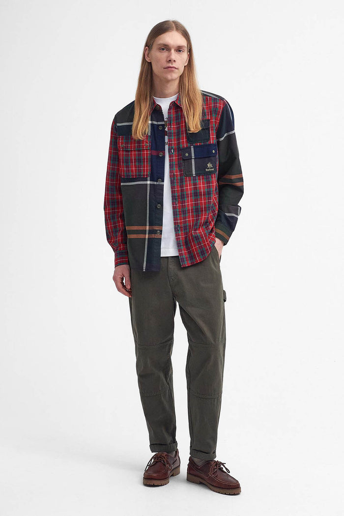 Baracuta Barbour X Baracuta Patchwork Shirt Tartan Mix