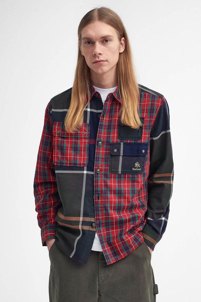 Baracuta Barbour X Baracuta Patchwork Shirt Tartan Mix