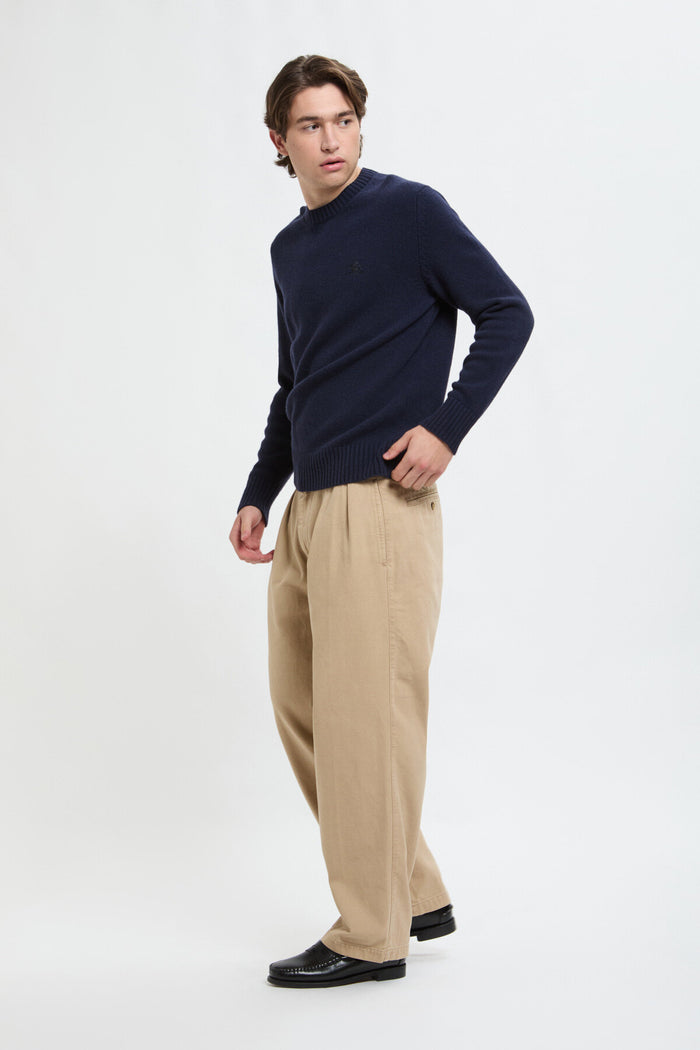 Baracuta Canvas Garment Dyed Trousers British Khaki