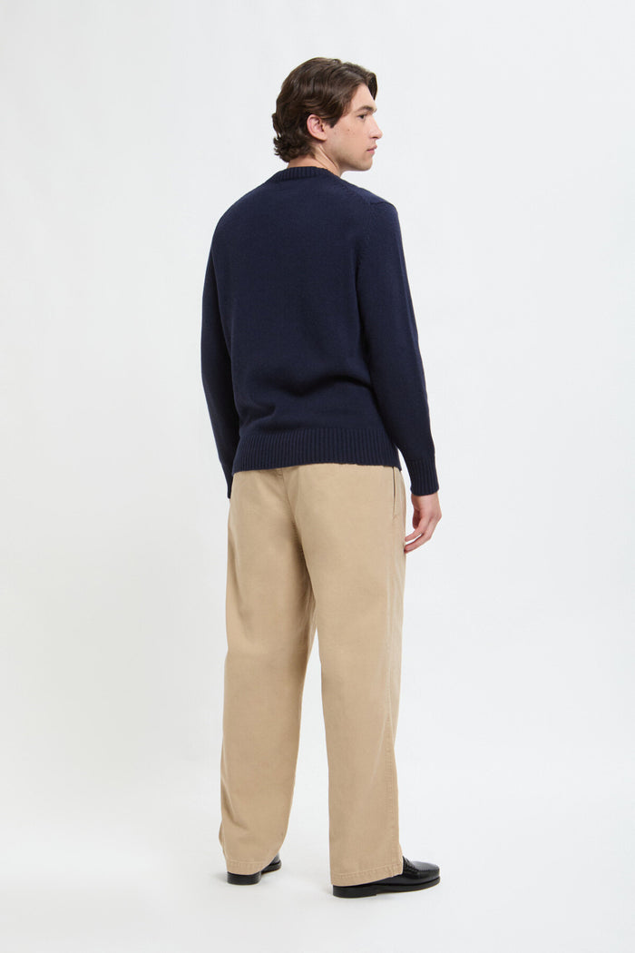 Baracuta Canvas Garment Dyed Trousers British Khaki