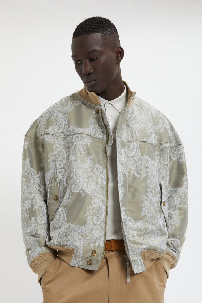 baracuta Four Climes Paisley Derby Jacket Paisley khaki