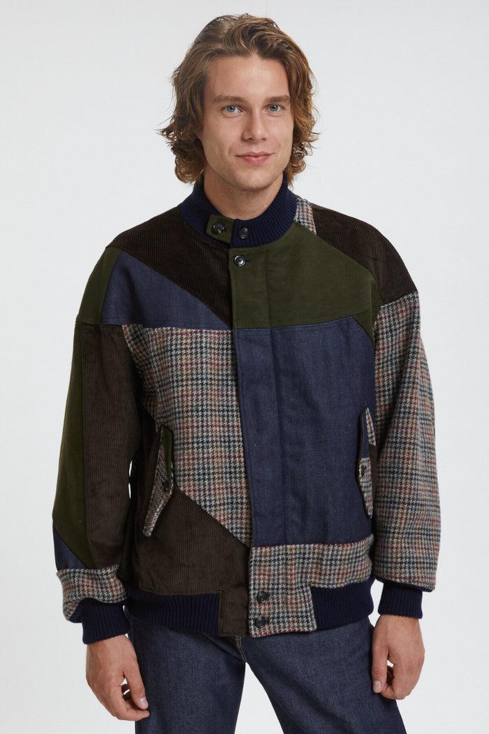 Baracuta Four Climes Patchwork Derby Jacket Multicolor