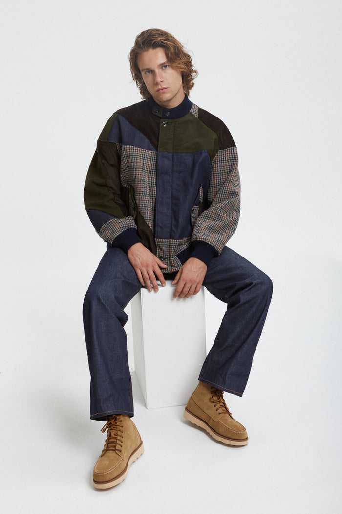 baracuta Four Climes Patchwork Derby Jacket Multicolor