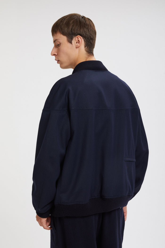 Baracuta Four Climes Whipcord Derby Jacket Dark Navy