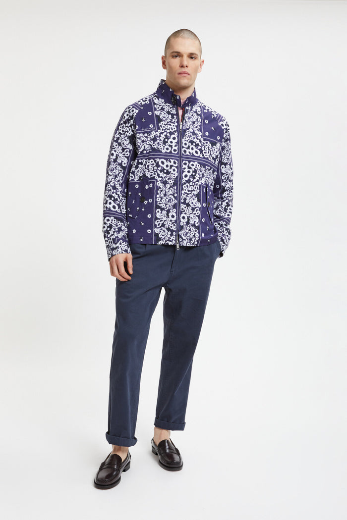 Baracuta G4 Bandana X NÒMARYTHM TEXTILE Indigo Blue